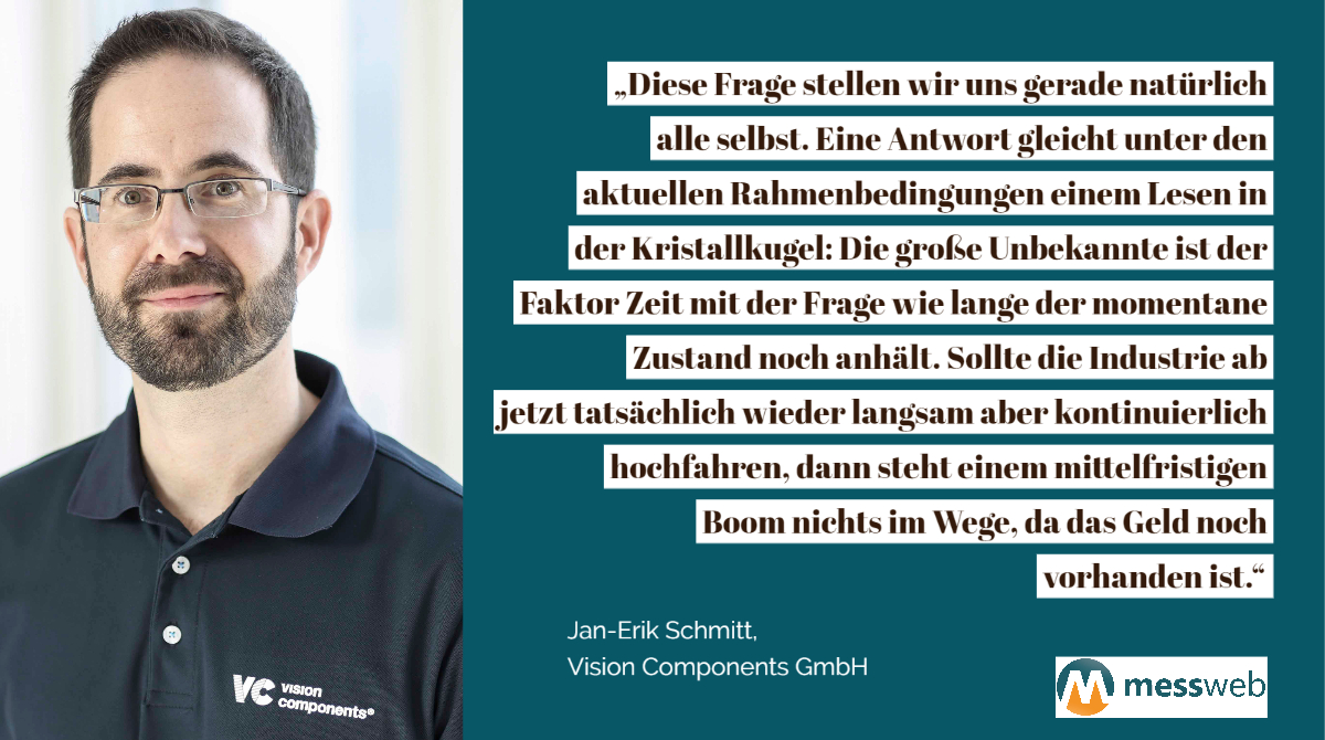 DirkSchaar's tweet image. Kommt der Boom in der #Industrie nach #Corona? Wir haben bei verschiedenen Unternehmen nach Ihren Einschätzungen gefragt - heute bei #VisionComponents. Mehr Statements finden Sie hier: messweb.de/aktuelle-nachr… #messweb20 @VisionComponent