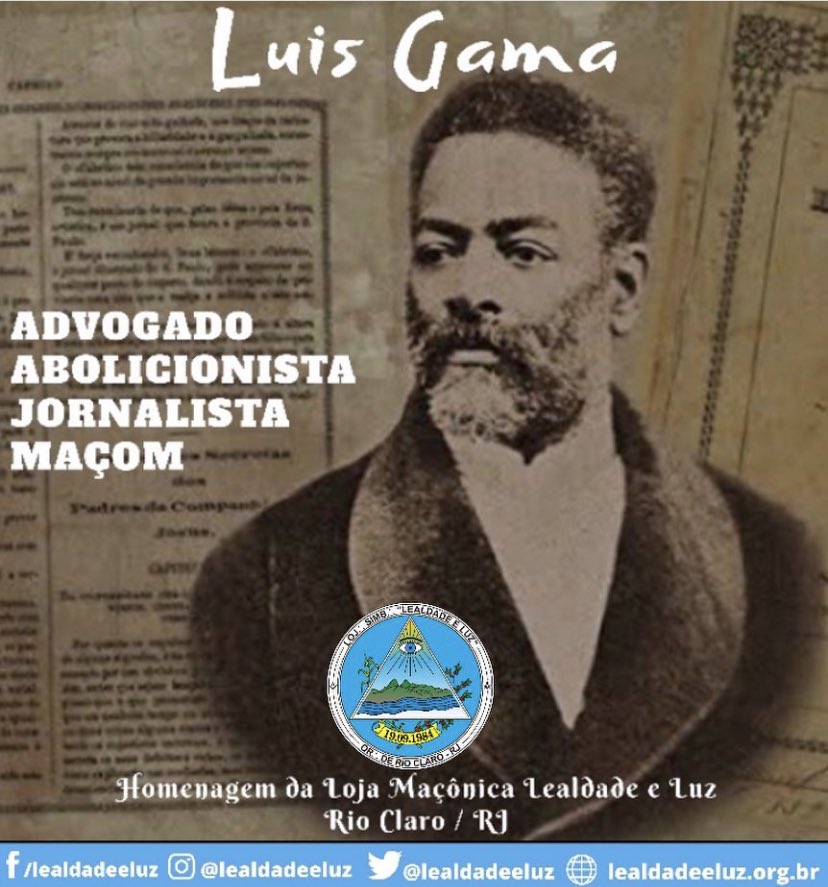 lealdadeeluz's tweet photo. Luis Gonzaga Pinto da Gama, advogado, abolicionista, jornalista e maçom.
Confira https://t.co/GfgLEZ86Uc
#glmerj #cmsb #gob #instagood #brothers @GobRj @UGLE_GrandLodge https://t.co/69rMpRrKhB
