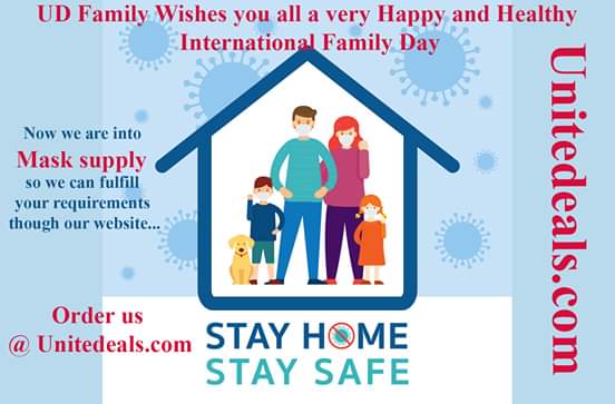 DealsUnite's tweet photo. UD Wishes you all a very Happy &amp; Healthy International Family Day....Please visit visit us @ https://t.co/kCfPKz5Li3 or download our Apps " Unite Deals Shopping " from Googleplay Store for more details... https://t.co/VEiIAVoQ9w