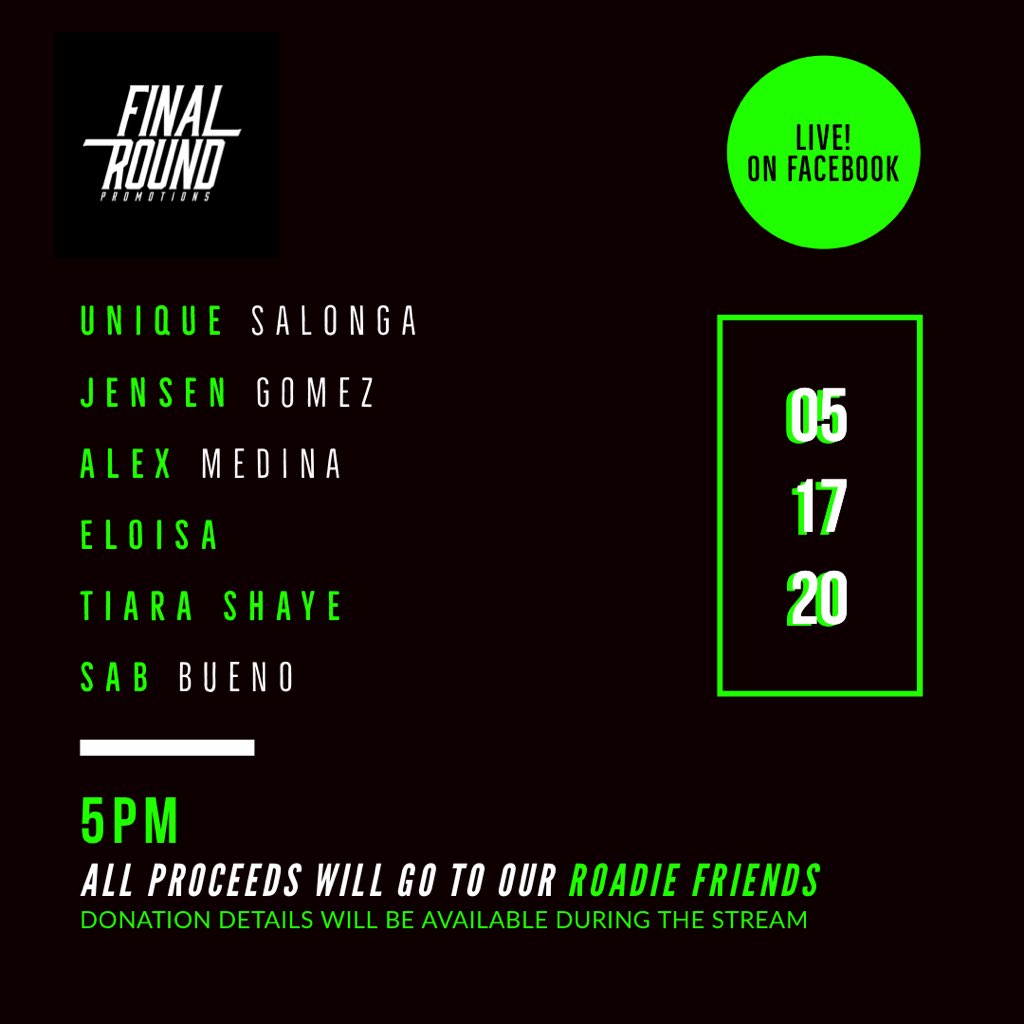 FinalPromotions's tweet image. S U N D A Y

#FinalRoundPromotions