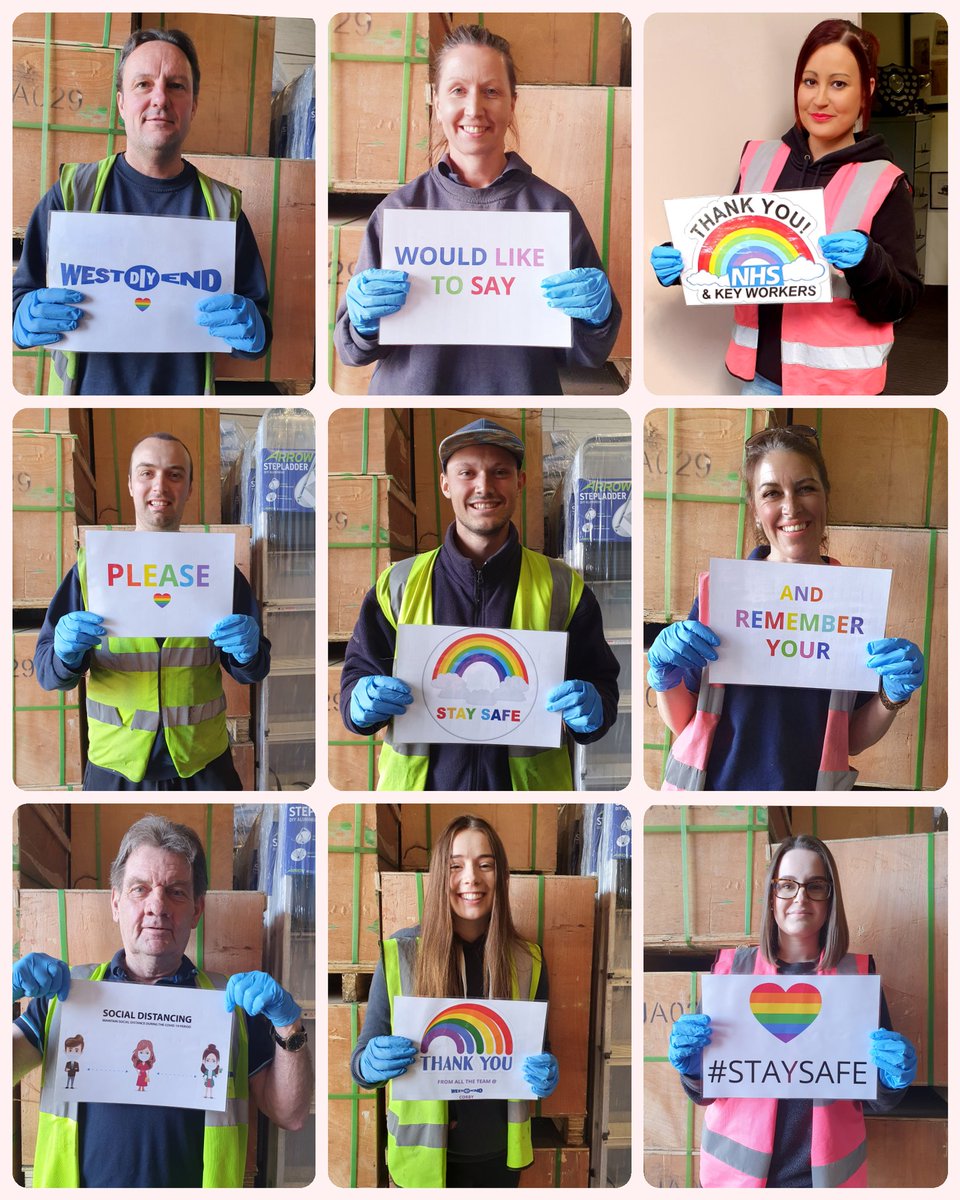 West End DIY would like to say a huge Thank You to all Key Workers and NHS Staff, you all are doing a great job 👍 #StaySafe #NHSheroes #ThankYouHeroes