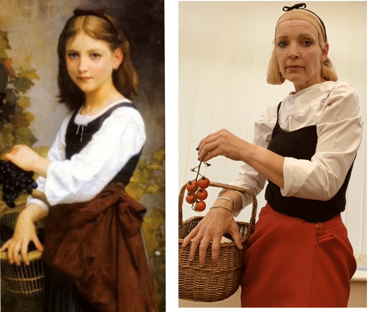 Day 39 of the #betweenartandquarantine #tussenkunstenquarantine

This is Elizabeth Jane Gardner’s Young (stop sniggering at the back) Girl Holding a Basket of Grapes.

Observations for today:

1) We didn’t have any grapes