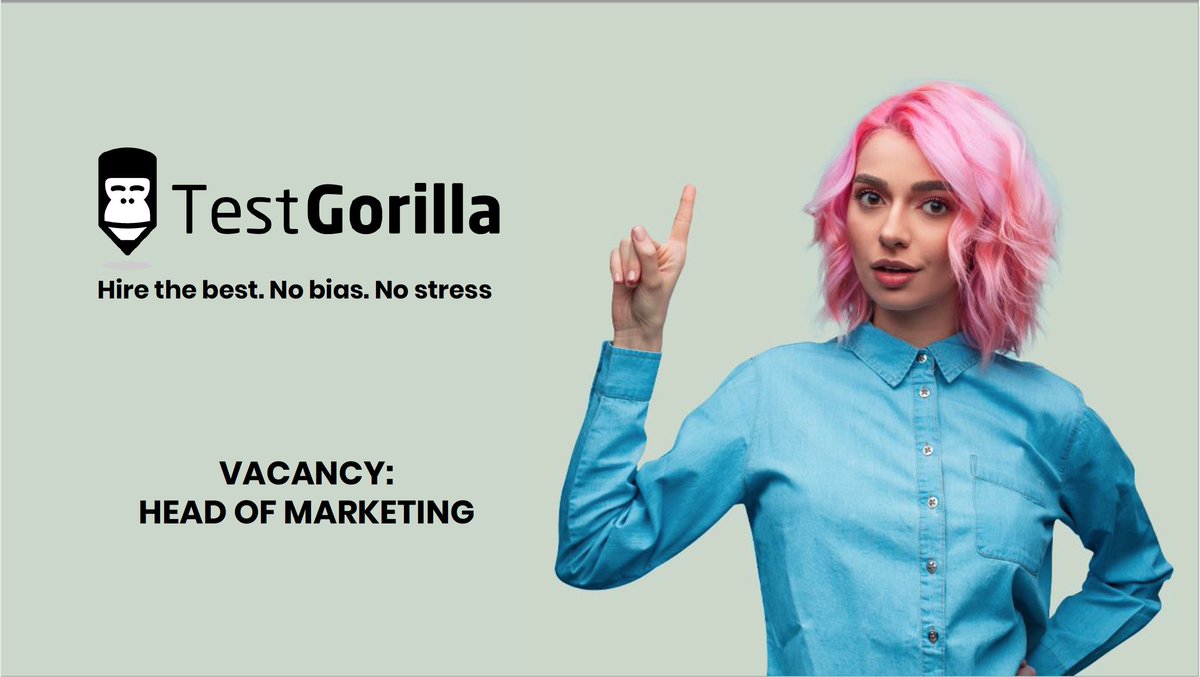 JuliaMelymbrose's tweet photo. #marketing friends! We're still looking for a Head of Marketing for our small but might team at TestGorilla! 🦍
More details here: https://t.co/4Dac2LMP8A
Get in touch for any questions! https://t.co/L2m7B51JZ7