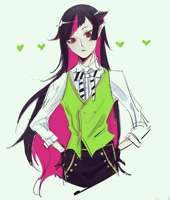 #ツイステファンアート

皆ロン毛化を描こう
※捏造注意 