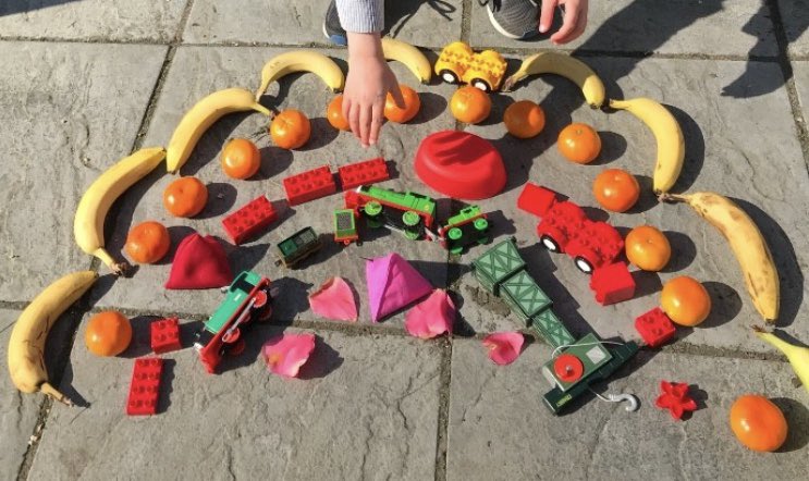 RSMArtDept's tweet photo. And today let’s go peek at the artwork created at home by some of our very littlest, but most mighty, artists in GreenShoots @RSMLowerSchool #lockdownlearning https://t.co/ZBF7ucIP36