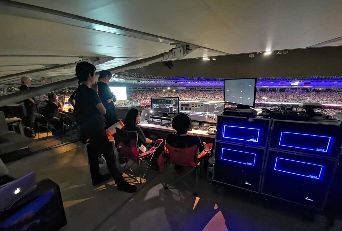 Modulo_Pi's tweet photo. {#HIGHLIGHT} In Japan, the Rugby World Cup 2019 ceremonies relied on #ModuloKinetic → https://t.co/Rxu2pbGClD
Distributor: @Mileruntech
Technical production: S.C.ALLIANCE Inc
#ModuloPi #RWC2019 #MediaServers #ProjectionMapping #VideoMapping #AVtweeps https://t.co/DdtGe725Mz