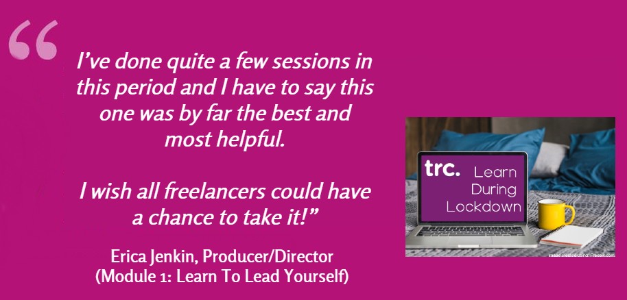 TRC_media's tweet photo. **📢NEW DATES ADDED-APPLY NOW⏰** Do you want the chance to join your fellow Film/TV Freelancers 📺in this “Learn To Lead Yourself” online training session? More FREE spaces available thanks to @UKScreenSkills. Apply now 👉 https://t.co/p8BKN6eMlZ
#trc #learnduringlockdown https://t.co/87kwDcxhu3