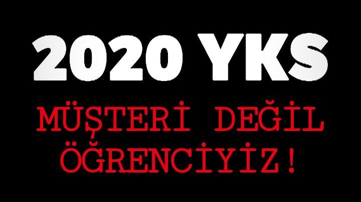 Öğrencilerimizin gelecekleri ve psikolojileri ile oynadıkları yetmezmiş gibi bu salgın döneminde sınav ücretlerine de 20 TL ZAM yapılmıştı..

2019-YKS Ücreti 50₺
2020-YKS Ücreti 70₺

Gençlerimizi sömürdüğünüz yetmedi mi?
#MüşteriDeğilÖğrenciyiz #YKS2020
#YKS #ykstarihinedokunma