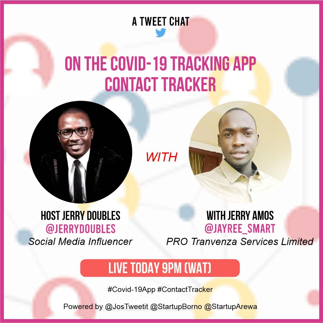 LadyGrasha's tweet photo. The world may never be free of Covid-19; we have to learn to live with it and for this reason, the #ContactTracking app was developed. 
Follow the tweet chat hosted by @jerrydoubles With @Jayree_Smart by 9pm to know more about this amazing app. I'm personally anticipating
Pls RT https://t.co/IpVPdcjoGP
