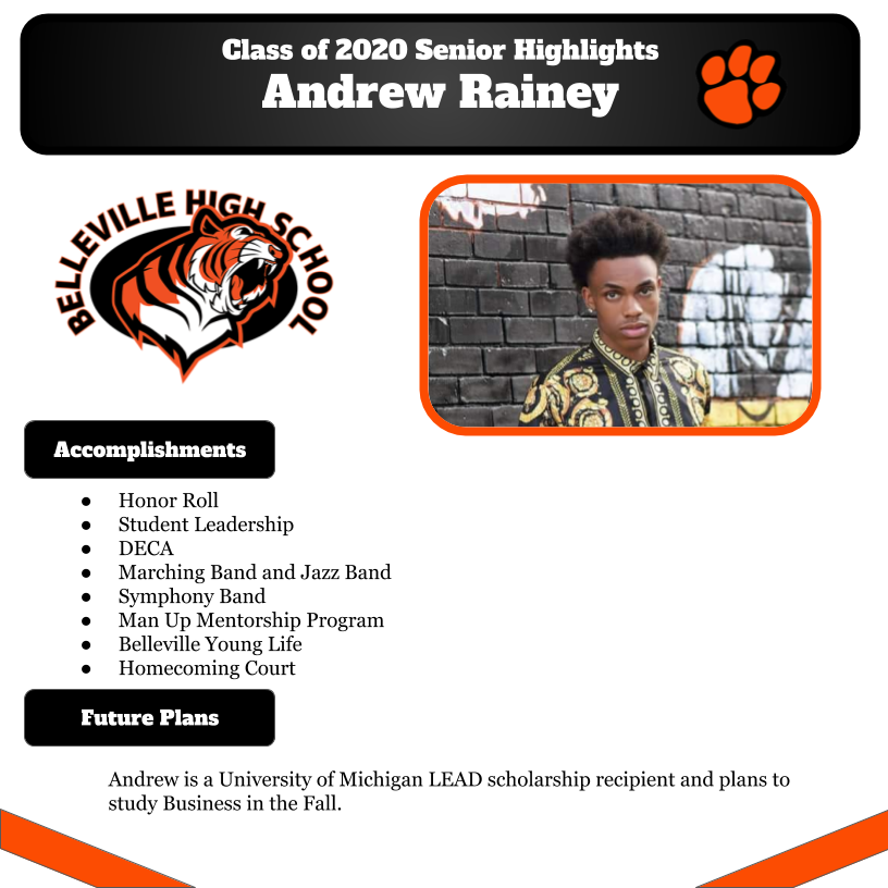 BHSTigersInfo's tweet photo. Senior Profile: Andrew Rainey https://t.co/7XSJjTAXOj https://t.co/ttptqlW253