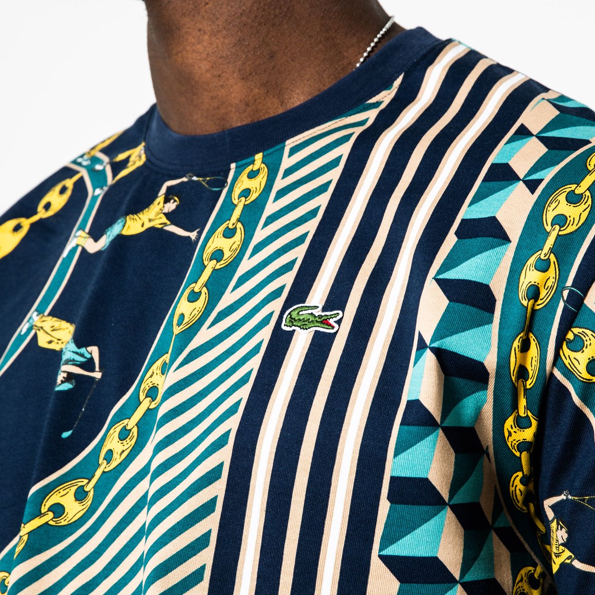 Lacoste Scarf Print Shirt 2025