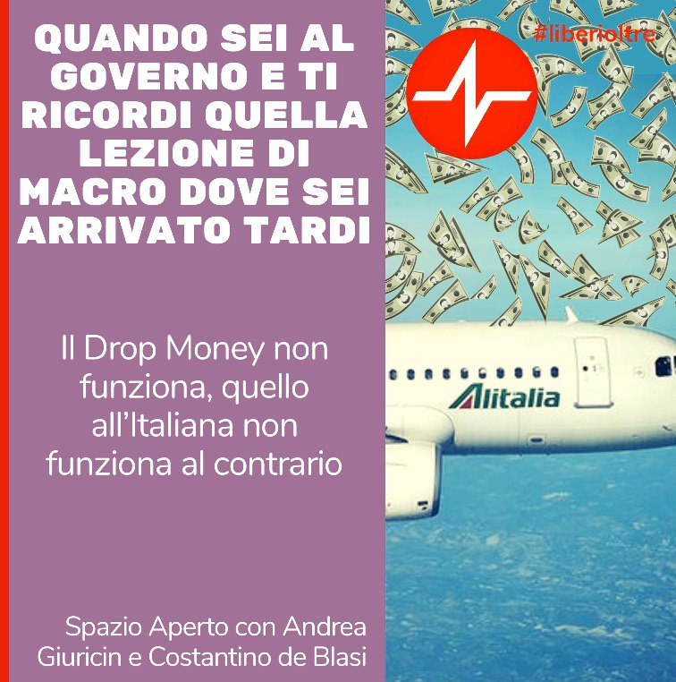 Lo avevamo sospettato, lo avevamo temuto, ed ora é diventato realtà: Alitalia viene nazionalizzata con altri 3 mld. @AndreaGiuricin e @DeShindig commentano l’ultimo atto di una storia vergognosa, esprimendo la giusta indignazione per questo spreco di soldi pubblici. TH ⤵️ 1/6