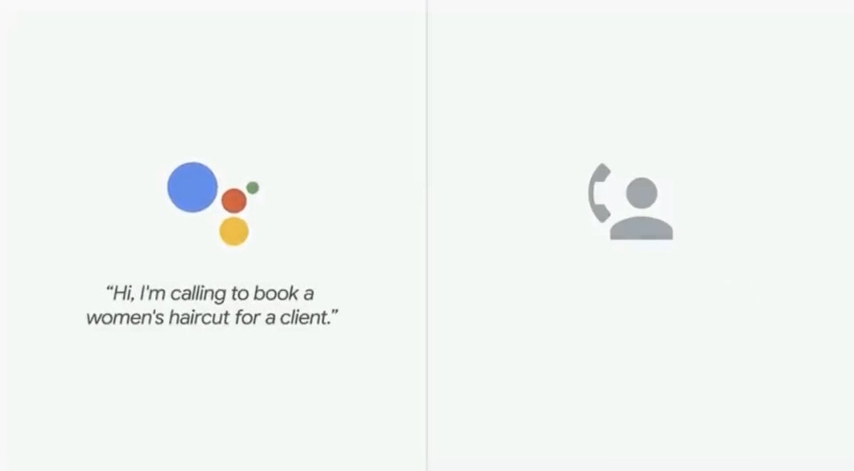 1LEOOEL1's tweet photo. [
Einstein: ‘Everything is Relative‘

(Is this #AGI V. 1.0?)

#TouringTest (TT) Scenario:
#AI makes a real live phone call to make Appointment(s)

TT Result(s):
AI Passes the TT!
]’
#GoogleDuplex: AI Assistant Calls Local Businesses To Make Appointments
‘
https://t.co/rRDmWq9Lsm https://t.co/6wp5GQ8nsO
