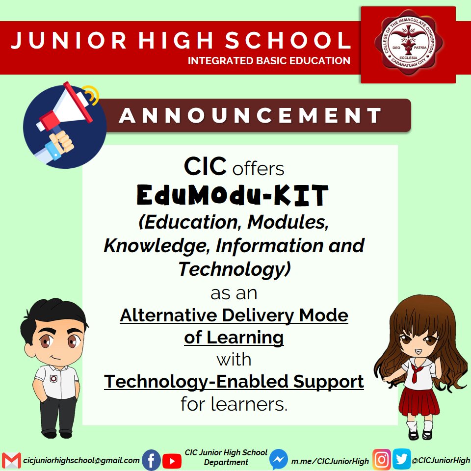CICJuniorHigh's tweet photo. With EduModu, no student is left behind! 😊 https://t.co/ly6twThsw3
