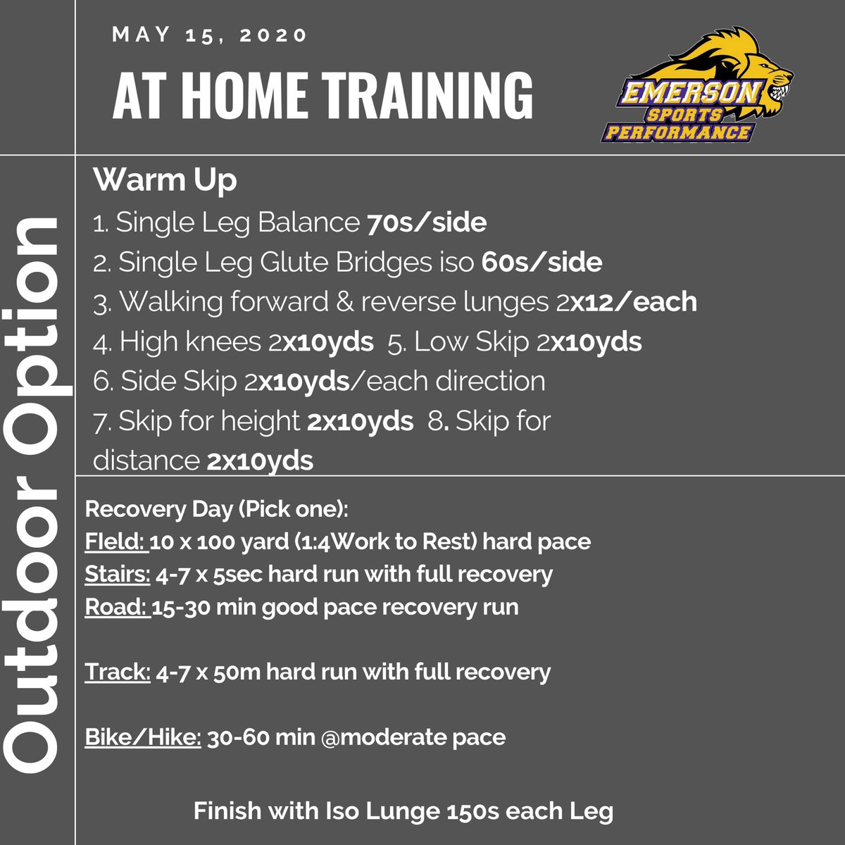 ECFitnessCenter's tweet photo. Happy Friday @EmersonCollege Community! Here’s some workout options to finish the week strong #emersonlions #hearusroar #emersontogether💜 https://t.co/FtBsOHPzeF