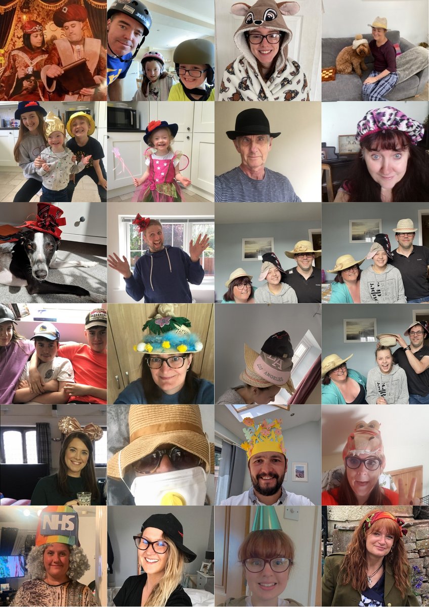 PotterReesDolan's tweet image. It's #HatsForHeadway day!! Here are some of our wonderful team - plus families and pets! - showing their support for @HeadwayUK @headwaysm @headway_salford @HeadwaySCumbria from home!! #HatsAtHomeForHeadway #braininjury #braininjuryawareness 🧢👒🎩🎓👑
