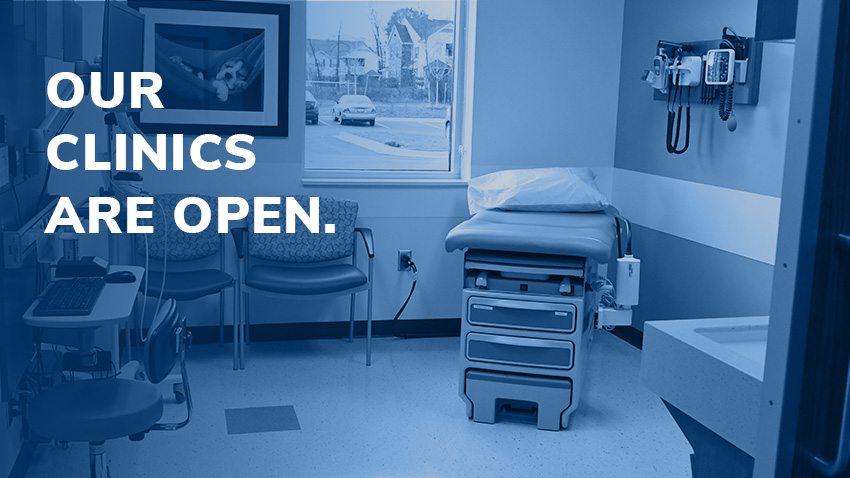 While we temporarily consolidated some locations in light of the pandemic, all medical specialties - as well as our primary care providers - are available. 

We are gradually re-expanding availability across our locations and also offer broad access to E-Visits and Video Visits.