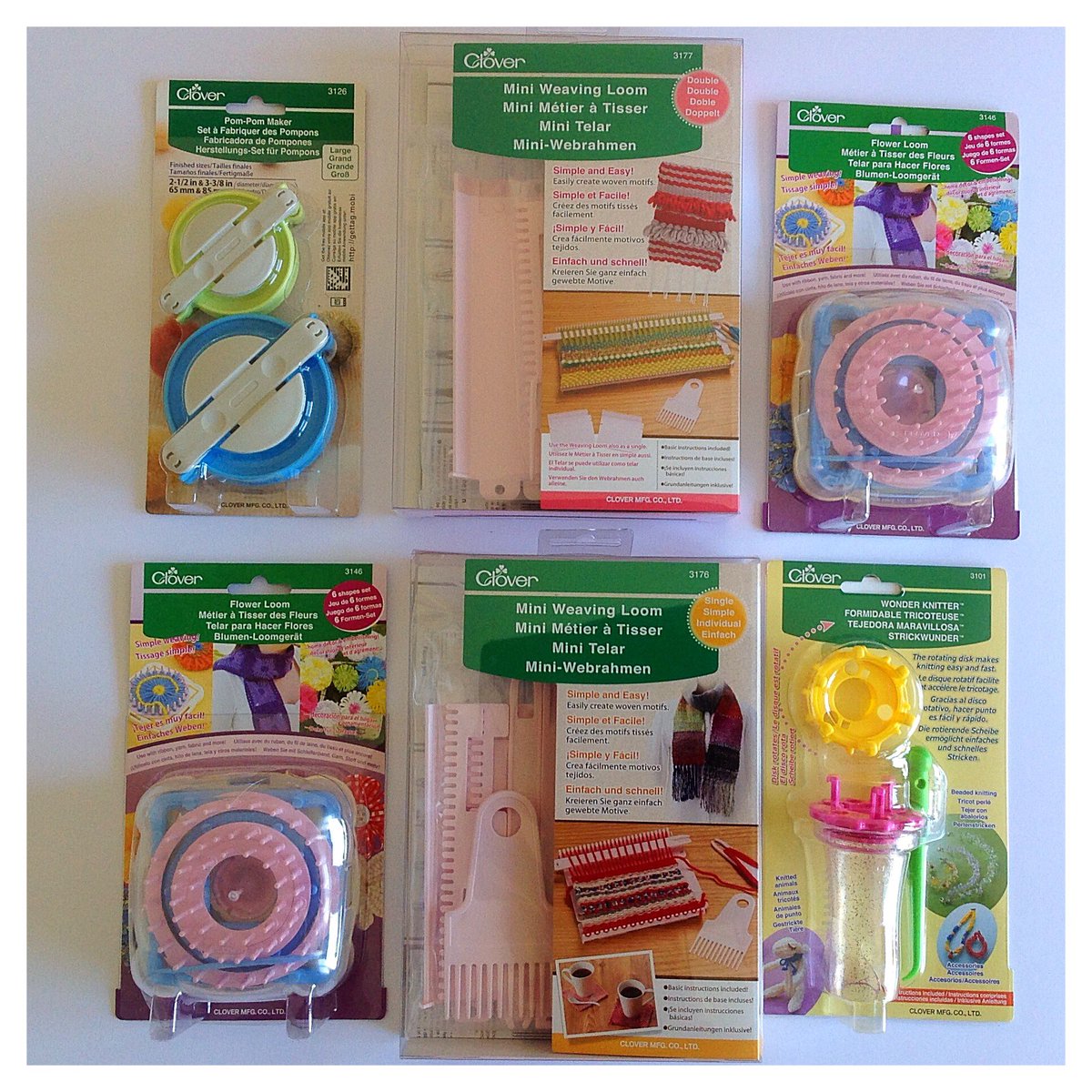 EnsorsYM's tweet photo. Not a knitter or crocheter? #weaving #frenchknitting #pompoms other ways to use yarn! #WhereItsTo #keepcrafting https://t.co/f9yHPQcXte