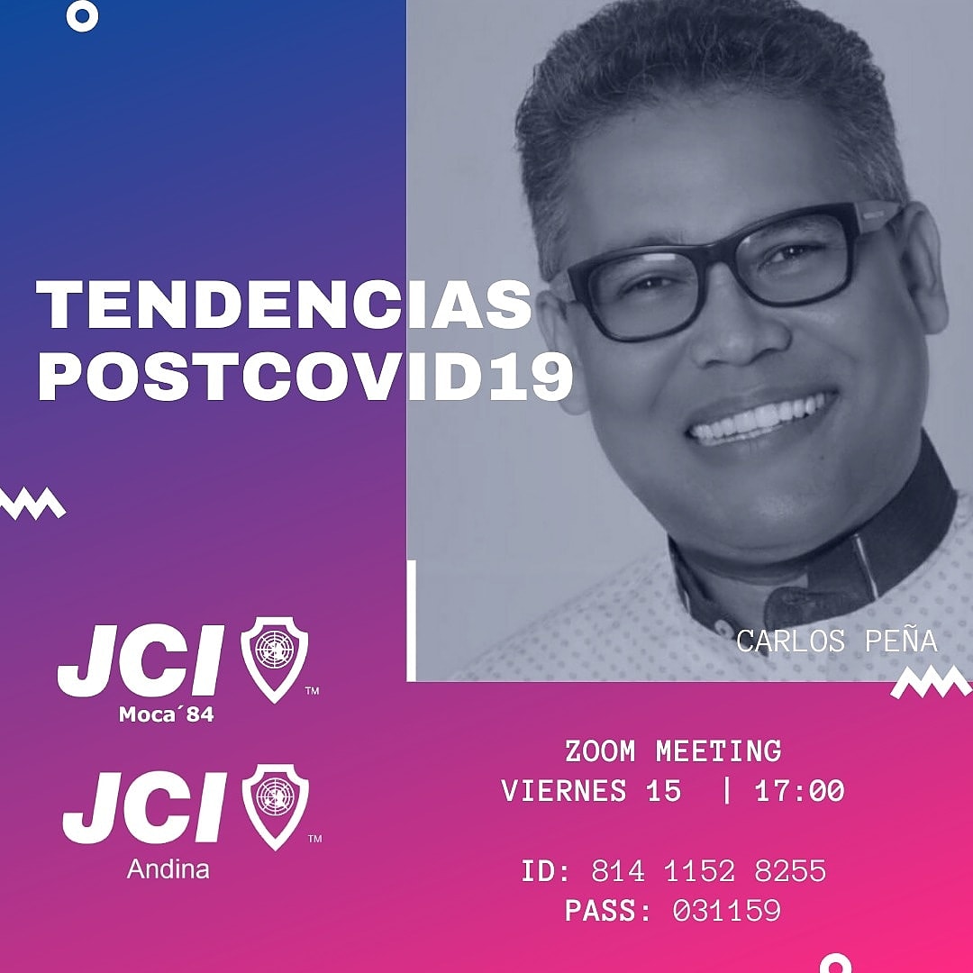WinstonPaulino1's tweet photo. Hoy, a la 5 PM. @CarlosPenard
#EmpoderandoCiudadanosActivos #JCIMOCA84 #LíderesDeAltura #JCIANDINA
#ElMomentoEsAhora #JCIRD #SurgiendoDeNuestrasRaíces #JCIBOLIVIA
#JCIMember #JCINEWS #BridgeTheGap #WebinarJCIRD #WebinarJCIBOLIVIA
#YoMeQuedoEnCasa #HermanamientoJCIMOCA84YJCI https://t.co/nTwZQDa7jX