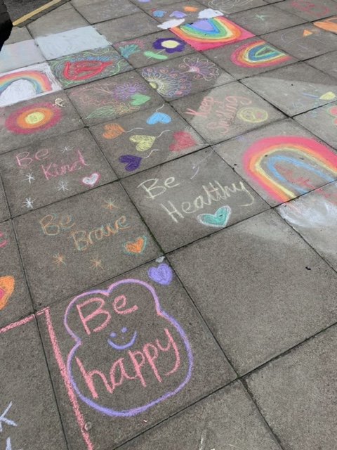 BranfilPrimary's tweet photo. Amazing chalk artwork from our fantastic children #BranfilValues #BVLove #BVRespect #BranfilArtsmark https://t.co/8XrfkTEk4j