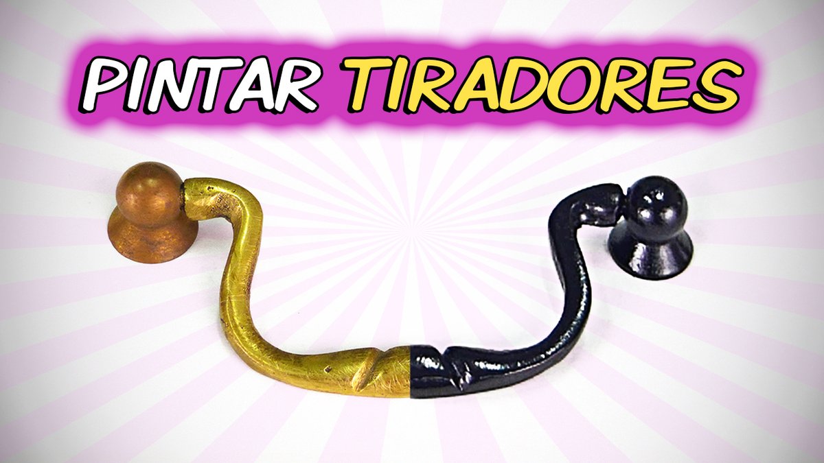 Pinta los #tiradores de tus #muebles para adaptarlos al nuevo estilo que le hayas dado 🔝😁👍 youtu.be/cY-BdWnv8kM #diy #bricolaje #tutorial