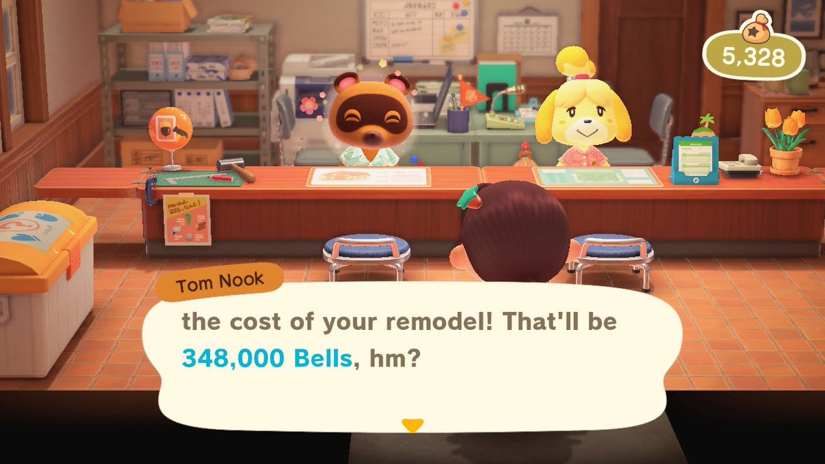 + 14.05.20 +my new room was built today, at a very small cost of 348,000 bells (ʘᗩʘ’) tom nook also told me that we have our first visitor at the new campsite, so i went to say hello. the camper, shep, said he would like to live in panacea ! ⤍