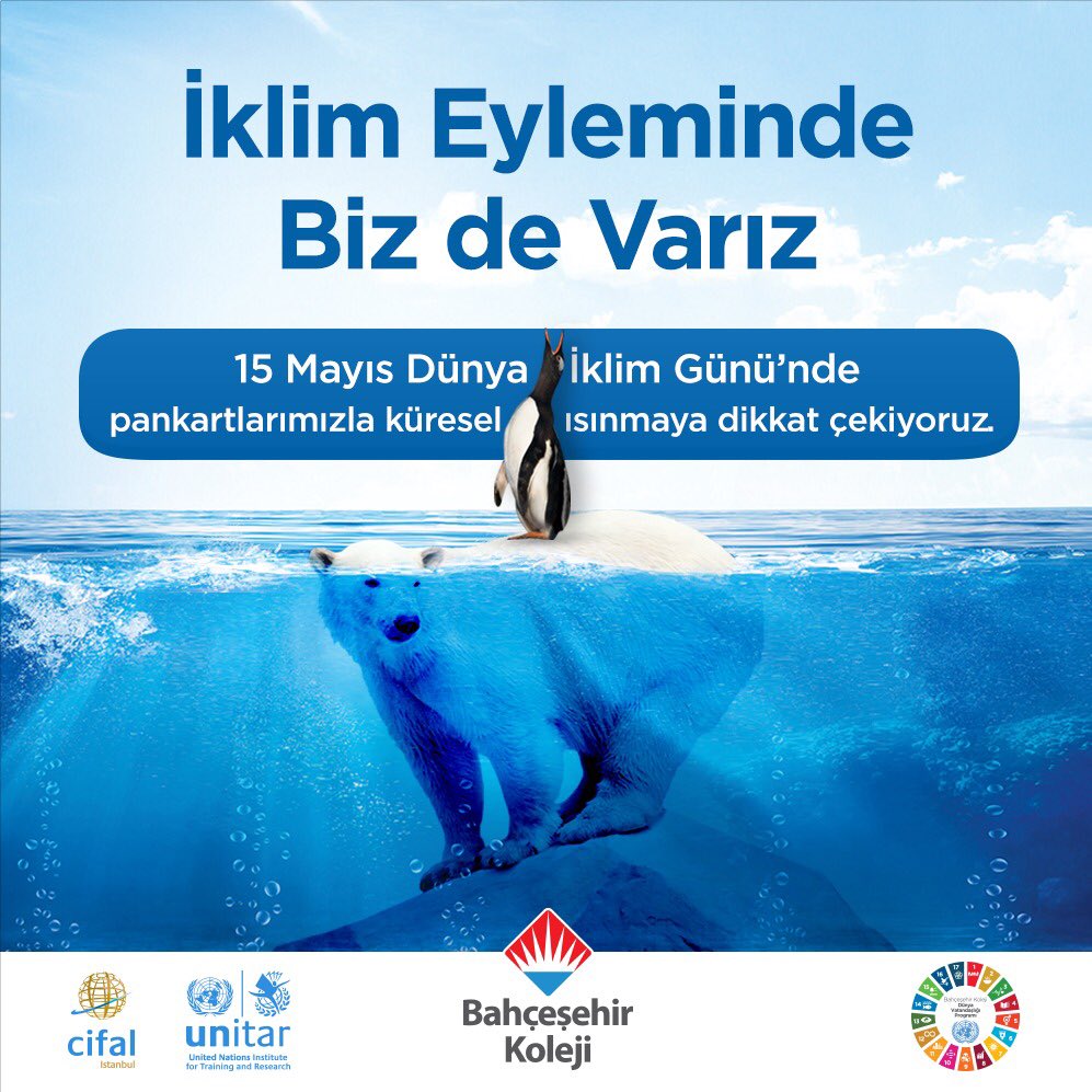 bahcesehir_k12's tweet photo. Sevgili öğrencilerimiz, iklim değişikliği ve küresel ısınmaya dikkat çekmek üzere “Dünya İklim Günü’’ için hazırladığınız pankartları bugün 16.00’ da ilgili hashtaglerle bizimle paylaşmanızı bekliyoruz! 🌿💦

#bahçeşehirkoleji
#dünyaiklimgünü
#yeryüzüiklimgünü https://t.co/bEkMOpCPBb