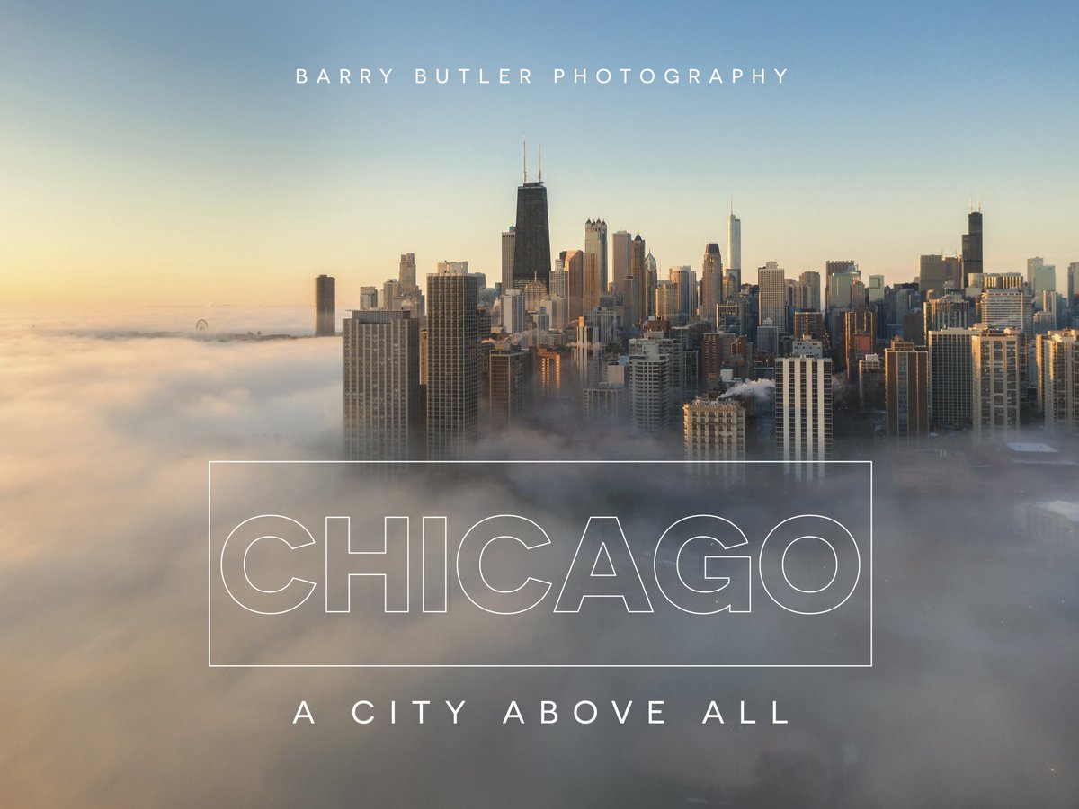 It’s packed with over 100 photos of the greatest city in America.  My first book - “Chicago, A City Above All”.   I’m real proud how this turned-out.  All books will be signed.  Only available to purchase via my website.  For details - barrybutlerphotography.com/books/chicagoa…