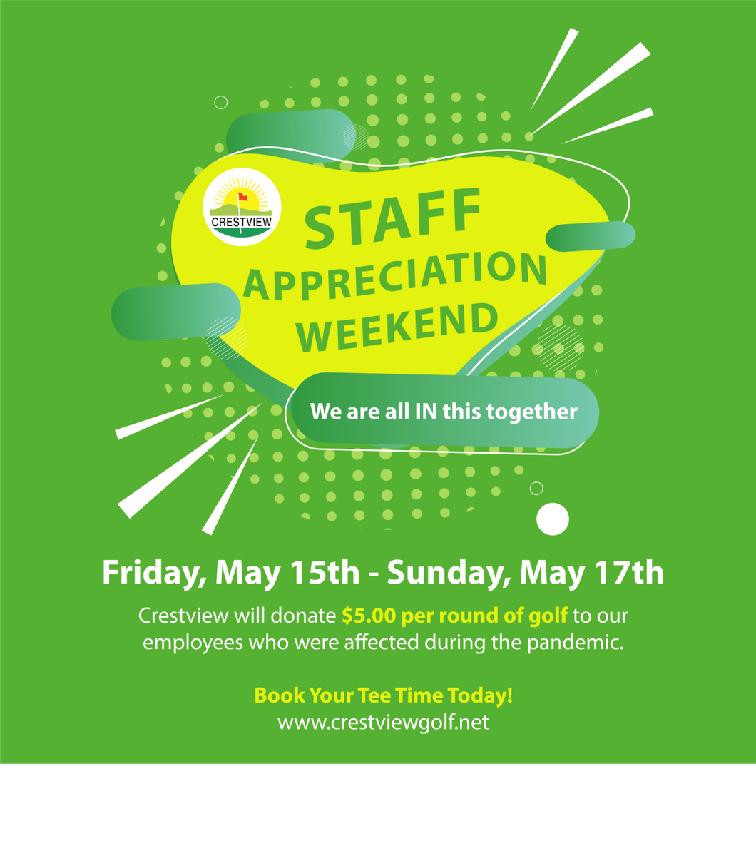 GolfCrestview's tweet photo. We are all In this together - Come play a round of #golf this weekend!
Book Your Tee Time Today!
Both #Crestview and #Mulligans will be following all the proper guidelines/mandates that have been setup for us! #ilovegolf #golfcrestview #munciegolf #allinthistogether https://t.co/Z2H7sU2t5y
