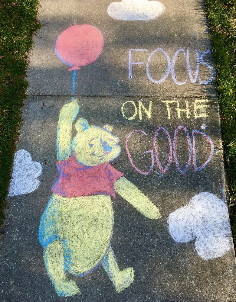EGRMSPrincipal's tweet photo. Here are your Words of Wisdom, courtesy of one of our EGRMS students from the Sidewalk Art Challenge this week. Amazing job Addien!! @egrpschools https://t.co/tX9KiBpIsU