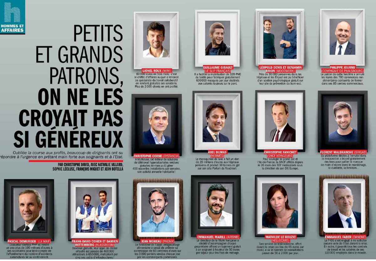 Il y a encore quelques temps, nous n'aurions peut-être pas vu une telle page dans @Capital... Ravi de constater que nous sommes de plus en plus nombreux à nous engager, à travers nos entreprises, pour la société.