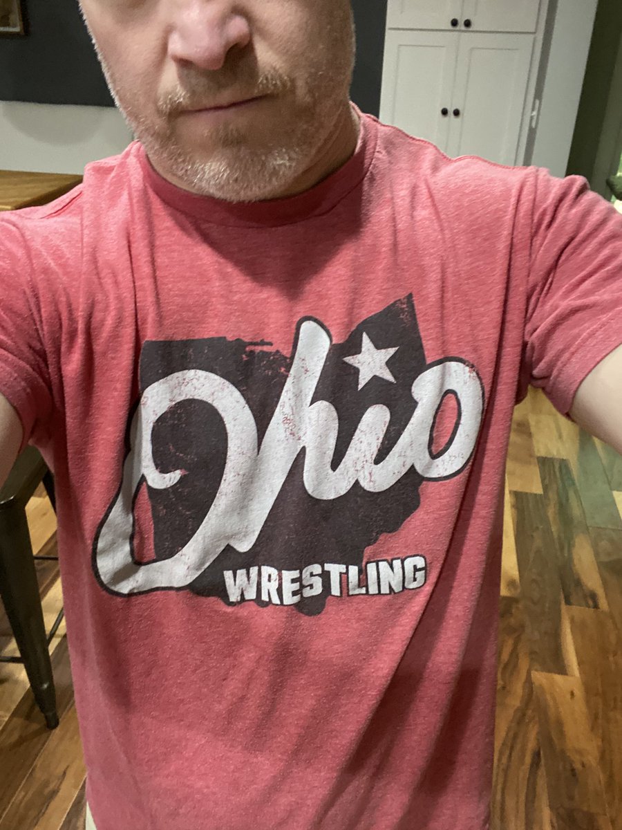 TimEJohnson77's tweet photo. Representing the homeland today. #WrestlingShirtADayInMay @hillcrestwrst @USAWrestling_OH https://t.co/qbToY5YqCN