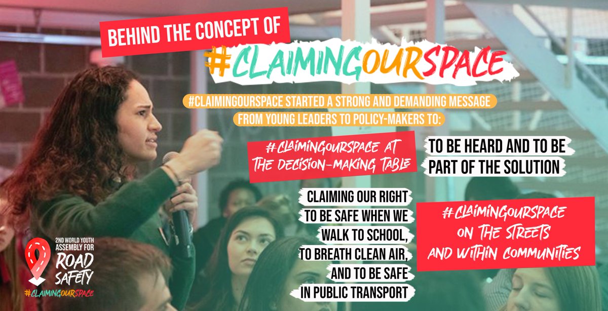 ClaiminOurSpace's tweet photo. #ClaimingOurSpace has been the call of the WYA 🗣 Did you ever wonder why we went with this particular message? 🤔
Read about why we went with this very powerful message and learn about why we decided to keep claiming our space! ✊
#ClaimingOurSpace ✊🚦 https://t.co/qvUQR6KY3F