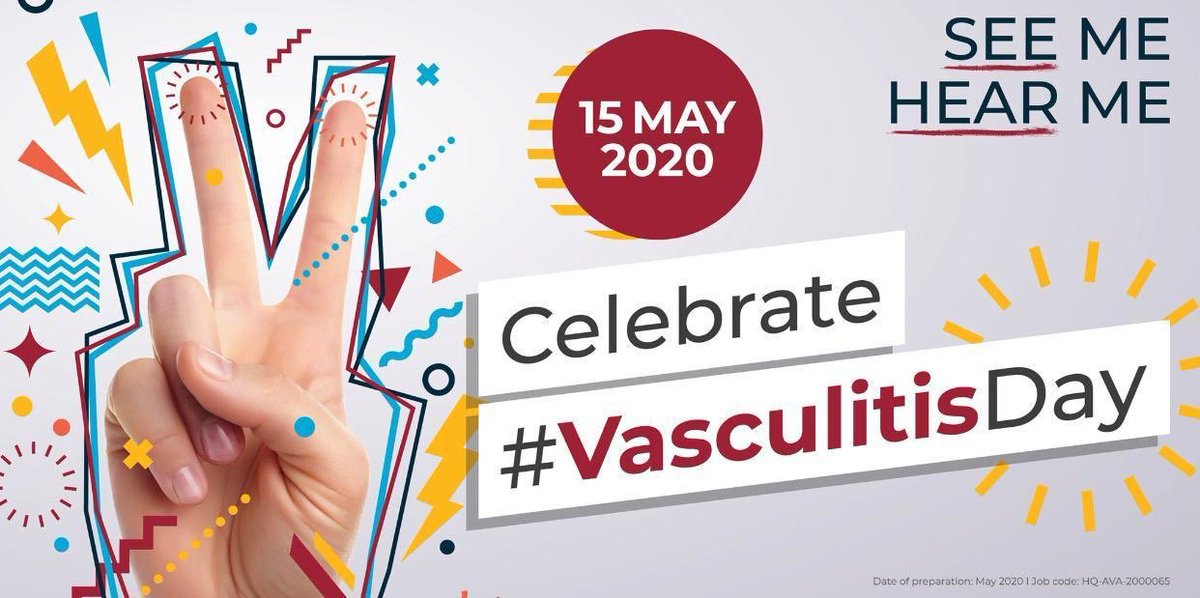 Hoy celebramos el primer Día Mundial de las Vasculitis. 
Todo el apoyo y visibilidad a nuestros queridos pacientes!
#WorldVasculitisDay
<a href="/sergioprietoglz/">Sergio Prieto</a> <a href="/Javi_Mrco/">Javi Marco</a> <a href="/MichVillarrealC/">Michelle Villarreal Compagny</a> <a href="/gerardespinosa5/">gerard espinosa</a>