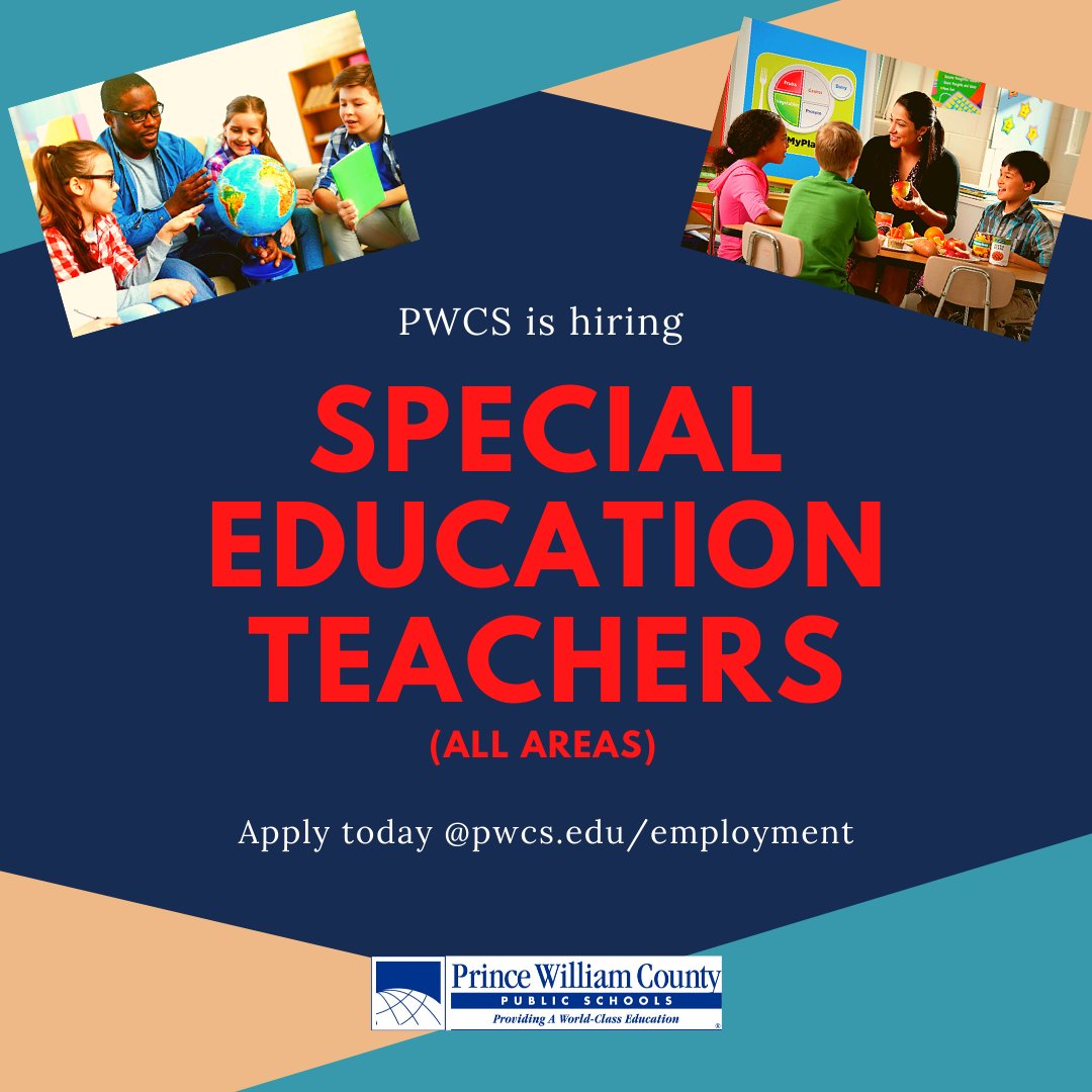 PWCSRecruit's tweet photo. Join Our World-Class School Division!
We offer:
* Excellent Benefits
* Professional Development Opportunities
* Tuition Reimbursement
Current Vacancies: https://t.co/6wokI4X8h4 
Apply: https://t.co/0hqyi2U3i9
Salary Scales: https://t.co/FbiIJxPX4n
#POSITIVELYPWCS https://t.co/XXoMxS6I8V