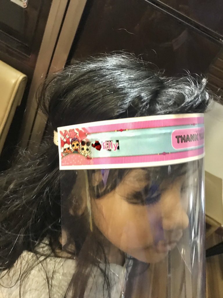 As a small gesture of appreciation of frontline workers, donated LOL face shields to Pediatricians on behalf of Elly.

Thank you <a href="/MRaneysh/">Mohamed Raneysh</a> for making the DIY shields. 🇲🇻
<a href="/niyaf/">Abdulla Niyaf</a> <a href="/Faisalnaifaru/">Ahmed Faisal</a>