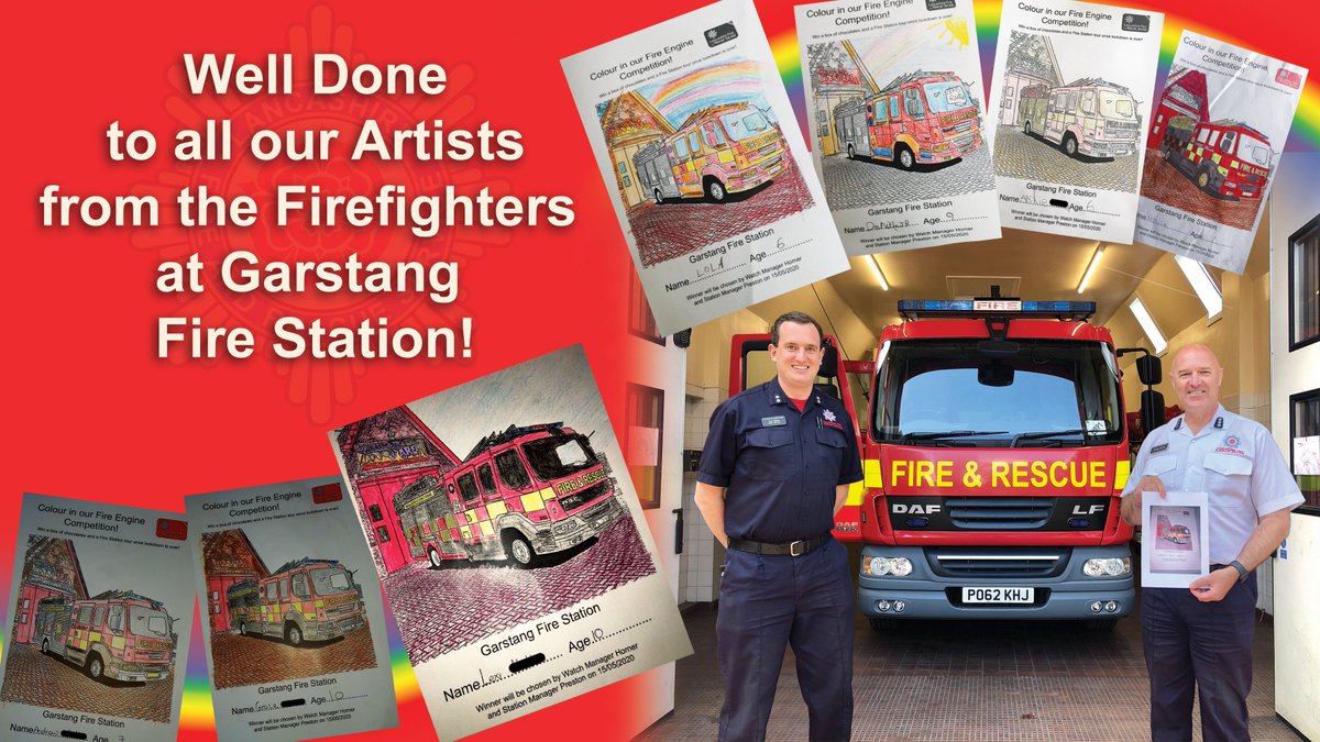 Drum roll Please! And the winner is... Lexi Aged 10! Well Done Everyone! Thank you to everybody who had a go at colouring in our Fire Engine! You all did a great job and we hope you had fun! We'll be in touch with everyone who sent us a picture once lockdown is over!
<a href="/JessMcKay15/">Jess McKay</a>