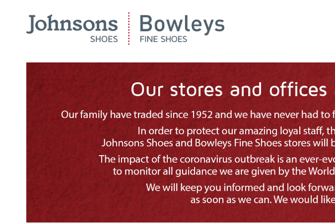 Johnsons Shoe Company enters administration drapersonline.com/news/johnsons-… via <a href="/Drapers/">Drapers</a> #bof #fashion