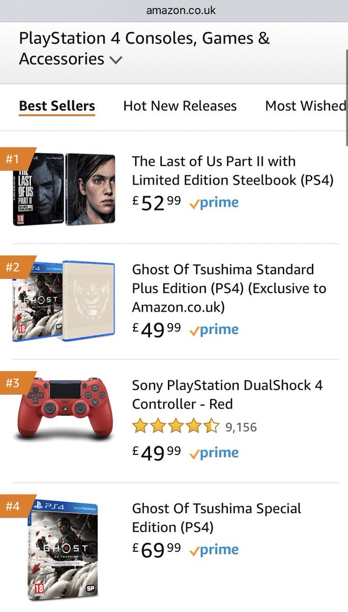 amazon ps4 best sellers