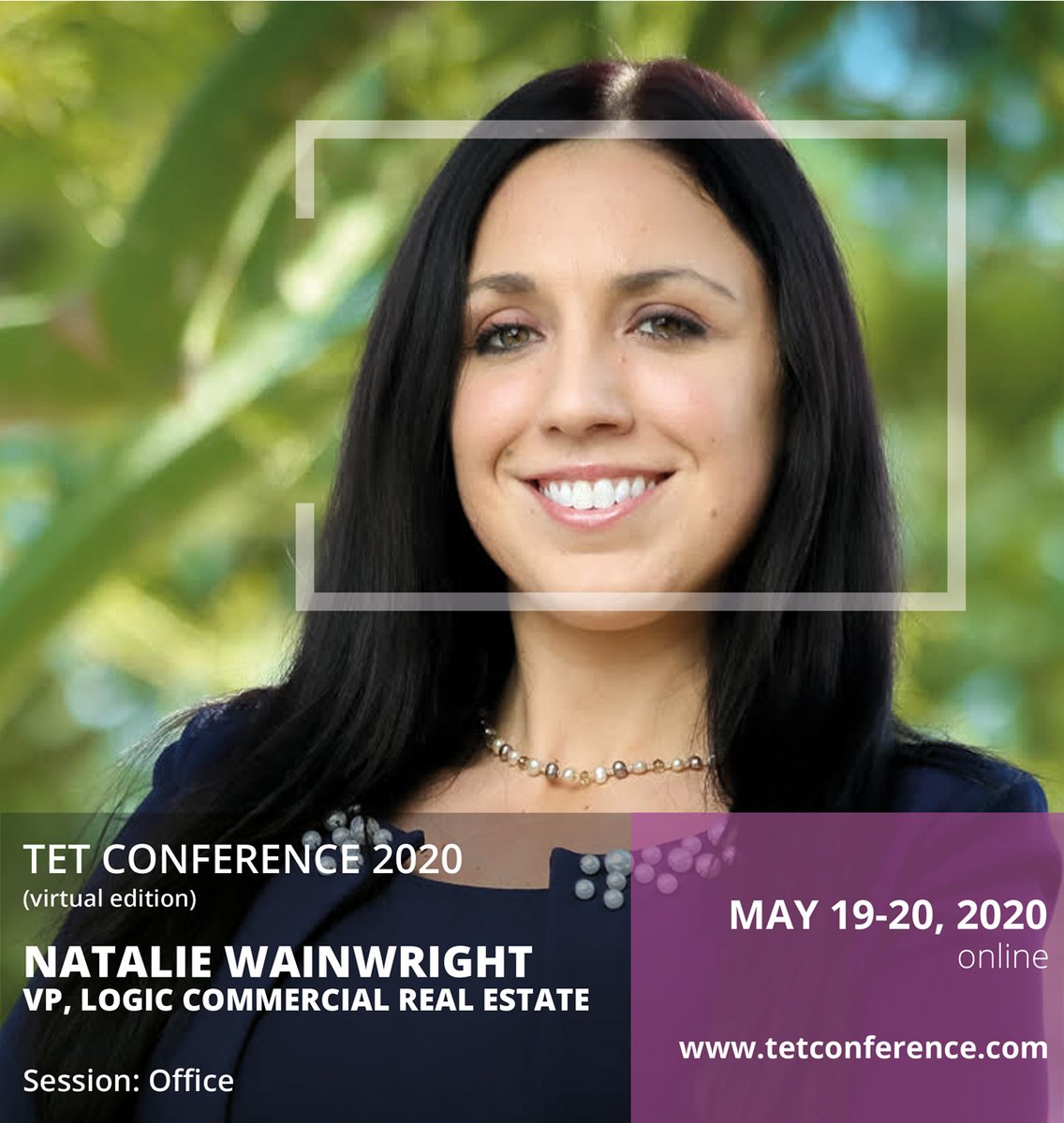 Tech companies are extending work from home until the end of the year or indefinitely. 
<a href="/markgilbreath/">Mark Gilbreath</a> (CEO, <a href="/liquidspace/">LiquidSpace I Work from where it works.</a>) and @natalie_CRE10X (VP, <a href="/LOGIC_CRE/">LOGIC Commercial Real Estate</a>) will share how this is affecting #cre office space demand.
Tune in on 5/20 for free!
tetconference.com
#landlords