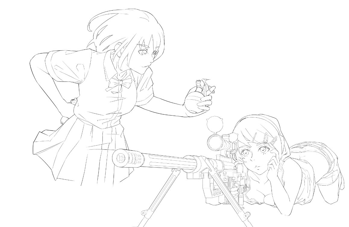 塩魚 アニメ風rkgk 色トレス途中 塩魚 アニメ風rkgk 色トレス途中
