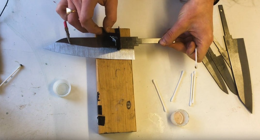 DCCIreland's tweet photo. #GetIrelandMaking this Friday with metal-smith Hugo Byrne demonstrating how he crafts a bespoke knife. Hugo shares a studio with his mother artist Mary Nagle &amp; father ceramicist and printmaker Mike Byrne.

Part of #GENERATIONexhibition

@creativeirl 

https://t.co/5g1ZtzX5FS https://t.co/cC3uhNtqi4