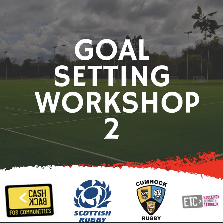 CumnockRugby's tweet photo. After our @SSF_2000 and @CashBackScot first GoalSetting workshop earlier today we are all go for workshop2 next Fri. Awesome to be able to impact our young people even in these challenging times. #RESPECT #EFFORT #BELIEF @jengriffin2018 https://t.co/nHERO4fRJ3