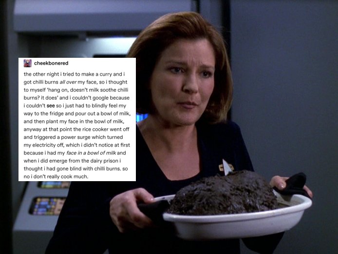 star trek: voyager characters as some of my favorite tumblr text posts