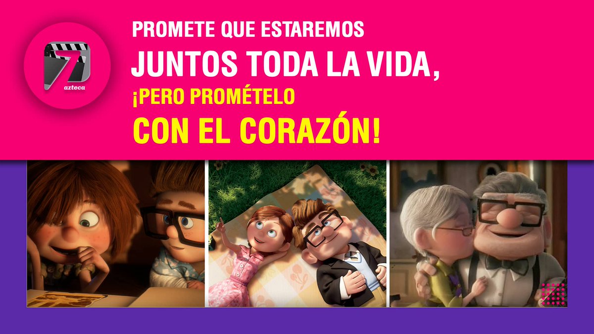 Promete que aunque pase el tiempo, nuestro amor seguirá intacto. ❤ Up: Una aventura de altura, hoy a las 10:00 por AztecaS... | Azteca 7 | Scoopnest Promete que aunque pase el tiempo, nuestro amor seguirá intacto. ❤ Up: Una aventura de altura, hoy a las 10:00 por AztecaS... | Azteca 7 | Scoopnest