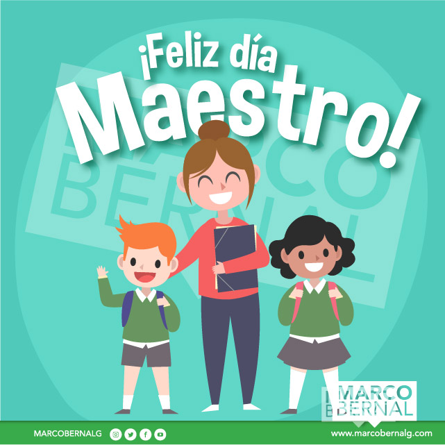Feliz Día del Maestro 👩‍🏫 👨‍🏫 a todos ustedes reconocimiento y gratitud, gracias por su bella labor, paciencia y cariño para todos nosotros.#díadelmaestro