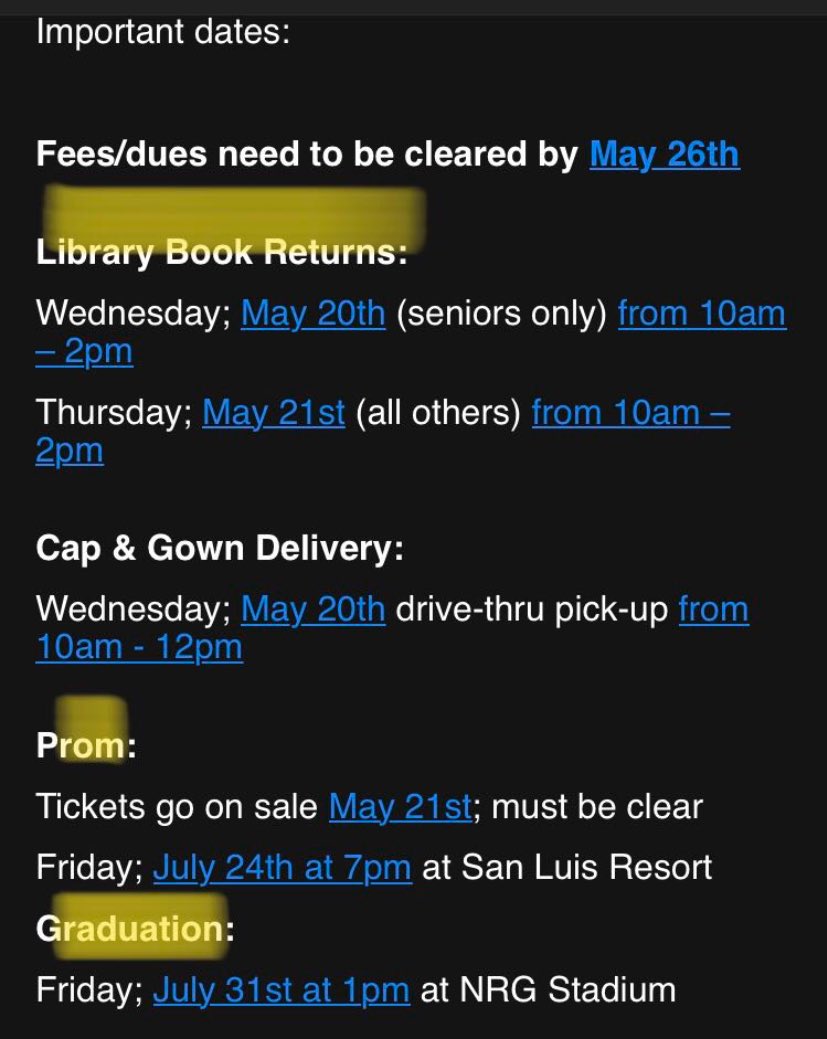 Let’s get ready for graduation seniors!💯