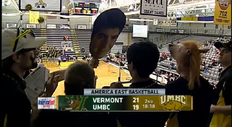 My favorite #UMBCMemory was traveling with the <a href="/UMBCPepBand/">UMBC Down and Dirty Dawg Band</a> for a basketball tournament and showing up on TV with my head on a stick!  Always an amazing time full of great music, sports, and spirits.  #UMBCTogether <a href="/umbcbookstore/">UMBC Bookstore</a>
