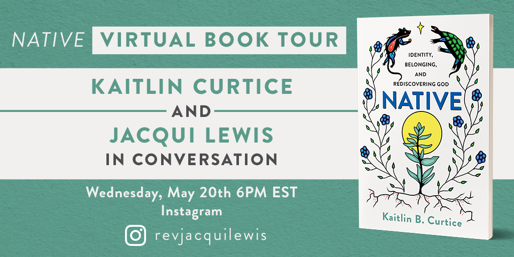 BrazosPress's tweet image. Join @KaitlinCurtice and @RevJacquiLewis tonight at 6pm ET over on Instagram for a great conversation about #NativeBook!