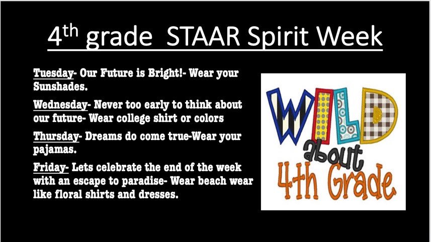 irmarodrig1's tweet photo. Virtual learning with different games and activities to keep students working. 4th graders really enjoyed STAAR Spirit week. https://t.co/EWQJzzVdYQ